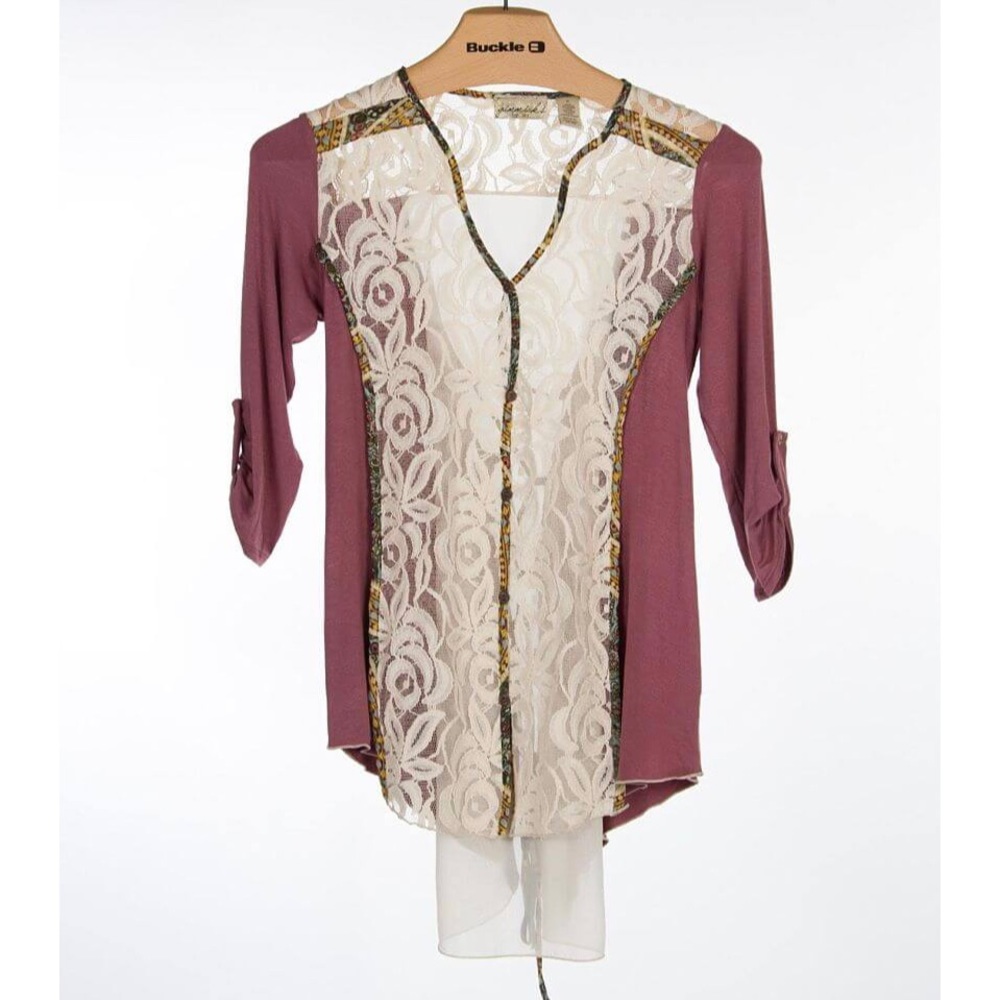 GIMMICKS by BKE Pieced Shirt